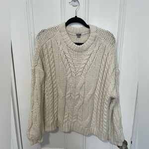 Chunky American Eagle Cable-Knit Sweater